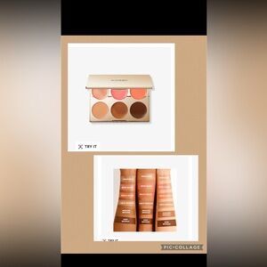 ❌3 for $25❌ Iconic London cream blush, bronze & highlight palette